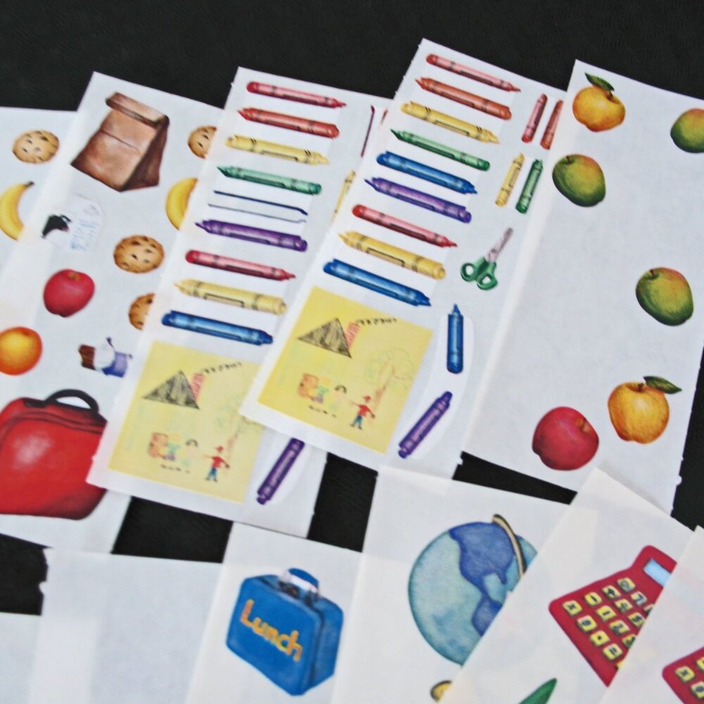 Lot of Stickers, Studio, Block, School, Rollerblades, Bicycle. - Picture 5 of 10